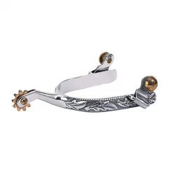 Weaver Leather Engraved Band Ladies' Roping Spurs
