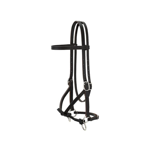 Weaver Leather Justin Dunn Bitless Horse Bridle 3 Weaver Leather Justin Dunn Bitless Horse Bridle