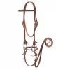 Weaver Leather Double Cheek Buckles Horse Browband Bridle