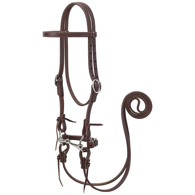 Weaver Leather Working Tack Pony Bridle & Snaffle Mouth Bit 3 Weaver Leather Working Tack Pony Bridle & Snaffle Mouth Bit