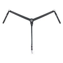 Weaver Leather Back in Black Tapered Horse Breast Collar