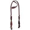 Weaver Leather Texas Star Flat Sliding Ear Horse Headstall