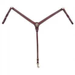 Weaver Leather Texas Star Tapered Ring-in-Center Horse Breast Collar