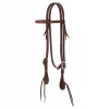 Weaver Leather ProTack Oiled Pineapple Knot Horse Browband Headstall