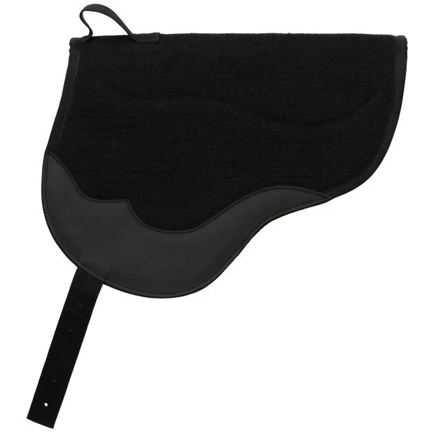 Weaver Leather Wool Blanket Top Bareback Horse Saddle Pad 3 Weaver Leather Wool Blanket Top Bareback Horse Saddle Pad